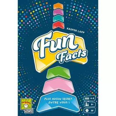 Découvrez Jeu de société Fun Facts - Asmodee - Pour les petits - En Bleu - Multicolore