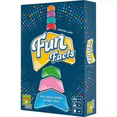 Découvrez Jeu de société Fun Facts - Asmodee - Pour les petits - En Bleu - Multicolore