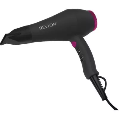 Sèche-cheveux Revlon RVDR5251E 2000W - Moteur AC - Noir / Rose