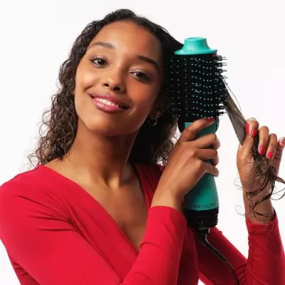 Brosse soufflante volumisante REVLON Teal Blue - Technologie ionique