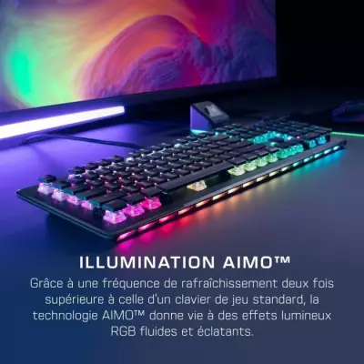 Clavier gamer ROCCAT Vulcan II Max - Linéaire - Noir