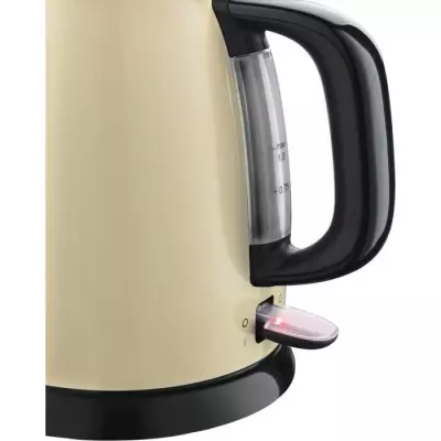 Bouilloire Compacte Russell Hobbs 24994-70 Colours Plus - 1L, Rapide, Anti-Calcaire, Crème
