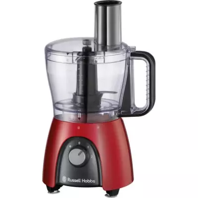 Robot culinaire Rouge - RUSSEL HOBBS Desire Red - 600W - 2 vitesses + pulse
