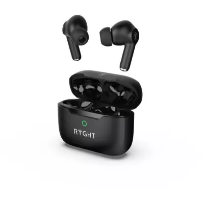 Écouteurs sans fil Bluetooth 5.3 RYGHT Jumo ANC Noir - Casque-écouteurs