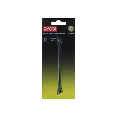 Lames à chantourner RYOBI 18 TPI 133 mm - Pack de 5