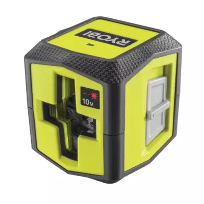 Niveau laser croix rouge RYOBI - Portée 10m - Précision +/- 0,5mm