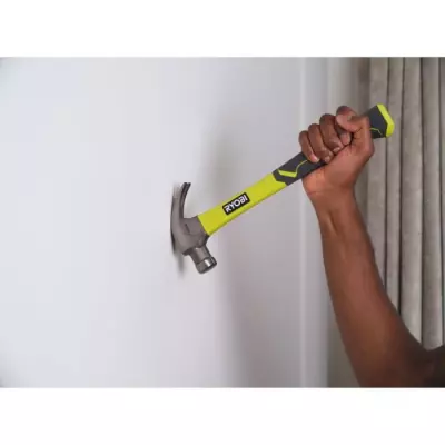 Marteau à griffe 560g en fibre de verre - RYOBI - Léger et résistant