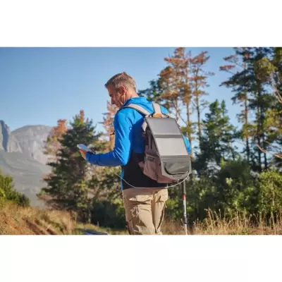 Kit voyage solaire complet avec panneau 21W, batterie lithium+ 18V 2,0Ah