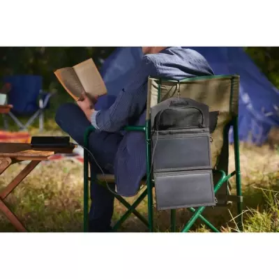 Kit voyage solaire complet avec panneau 21W, batterie lithium+ 18V 2,0Ah