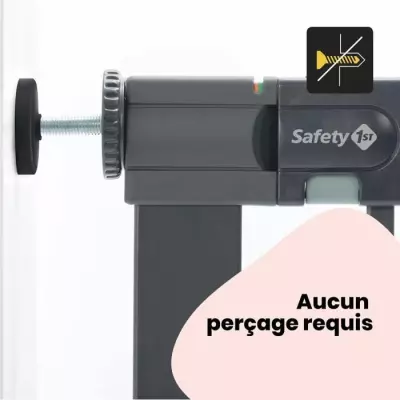 Barrière de sécurité Easy Close Metal - SAFETY 1ST - Anthracite - Métal