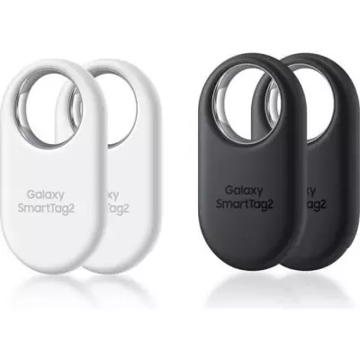 Accessoire Samsung Galaxy SmartTag2: Pack de 4 Noir et Blanc