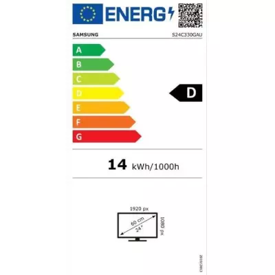 Ecran PC Samsung LS24C330GAUXEN 24'' Full HD 1920x1080, 100Hz