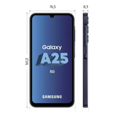 Samsung Galaxy A25 Smartphone 256Go 5G Bleu - Plus responsable et facilement réparable