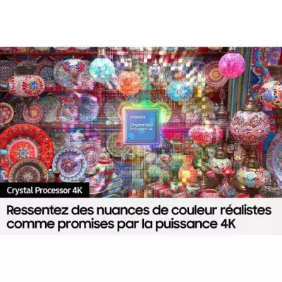 Téléviseur Samsung 55CU7025 - 55'' Crystal 4K UHD - HDR Smart TV