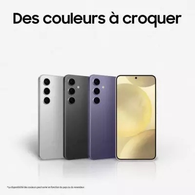 Samsung Galaxy S24 Smartphone 256 Go Argent - Plus responsable et réparable