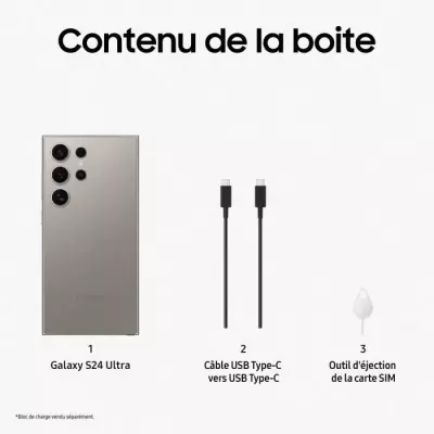 Samsung Galaxy S24 Ultra 256Go Gris - Plus responsable et facilement réparable ?