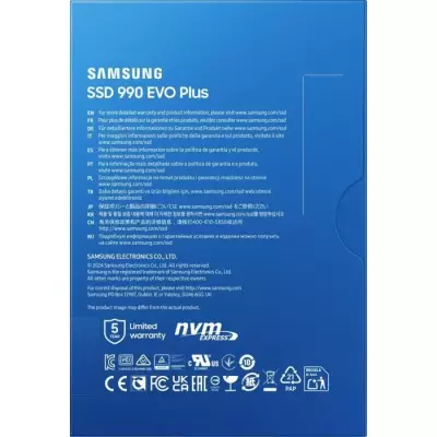 SSD Interne Samsung 990 EVO Plus 1 To - Vitesse lecture jusqu'à 7150 Mo/s