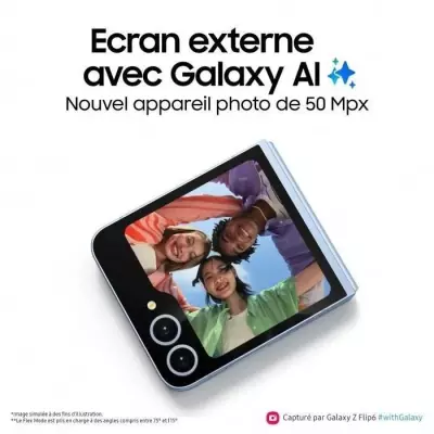 Samsung Galaxy Z Flip6 512 Go Vert - Plus responsable et facilement réparable