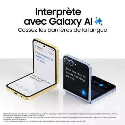 Samsung Galaxy Z Flip6 256 Go Vert - Compact et écoresponsable