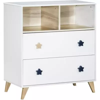 Ensemble chambre bébé OSLO - Lit, Commode à langer, Armoire