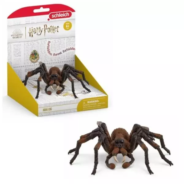 Aragog, Figurine de l'univers Harry Potter, pour enfants des 6 ans, 17 x 8 x 14 cm - schleich 13987 WIZARDING WORLD