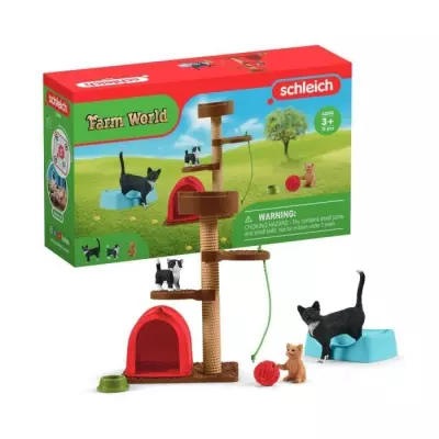 Assortiment Figurines Animaux Chats & Chatons - Coffret Jouets