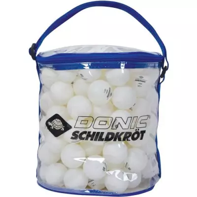Balles de tennis de table SCHILDKRÖT JADE POLY 40+ blanches - Pack de 144