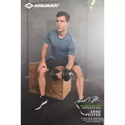 Set d'haltères 10 kg noir - Entraînement complet du corps!