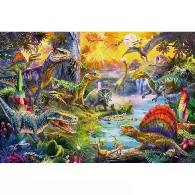 Puzzle Dinosaures - avec 60 pcs de figurines - Schmidt Spiele
