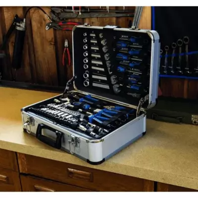 Mallette à outils 102 pièces SCHEPPACH TB150 - Acier Chrome Vanadium