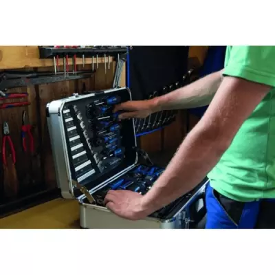 Mallette à outils 102 pièces SCHEPPACH TB150 - Acier Chrome Vanadium