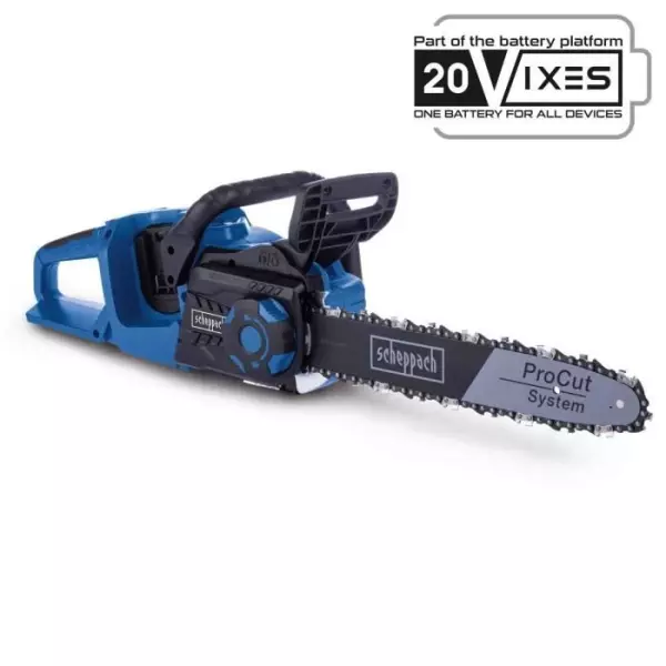 Tronçonneuse sans fil BC-CS355Duo-X - longueur de coupe 33,5cm - SCHEPPACH 20V IXES - sans batterie ni chargeur