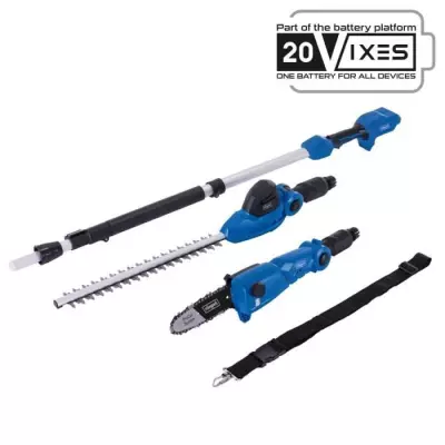 Ensemble Elagueuse + Taille-haies sans fil SCHEPPACH 20V - Pratique et polyvalent