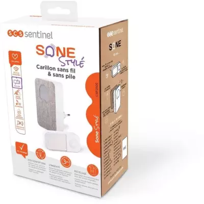 Carillon sans fil et sans pile - Sone Stylé - 25 mélodies