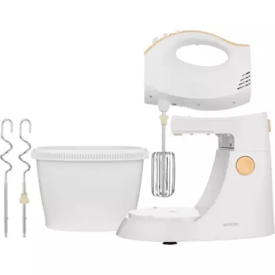 Batteur à main avec bol rotatif SENCOR SHM 5330-EUE3 - 500 W - Blanc