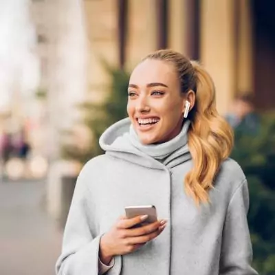 Ecouteurs sans fil TWS - T'nb - Shiny - Boîtier de charge - Bluetooth - Autonomie 25h - Contrôle tactile - Blanc