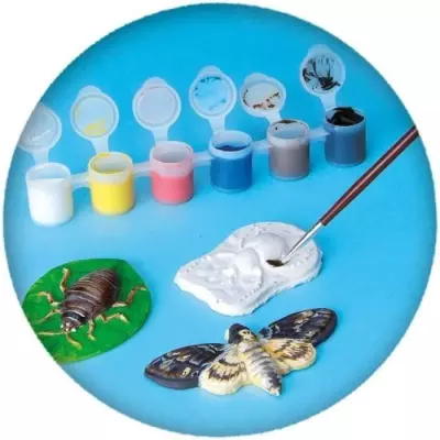 Créez des animaux effrayants avec SES CREATIVE - Kit de moulage et peinture