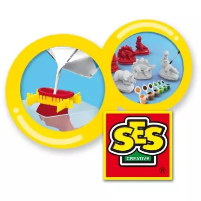 Moulage et peinture - Dinosaures: Kit créatif pour enfants