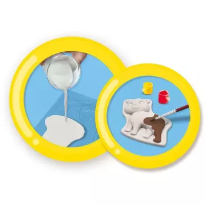 Kit de moulage et peinture SES CREATIVE - Animaux foret - Plastique recyclé