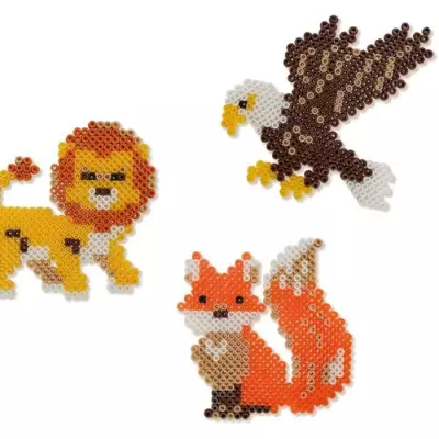 SES Creative Beedz Perles à repasser - Animaux du monde