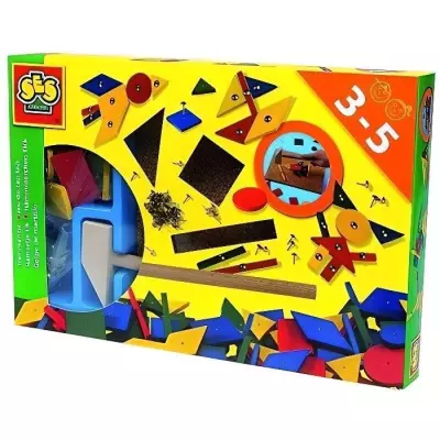 Jeu De Tap Tap Original - SES CREATIVE - 32 pièces de bois