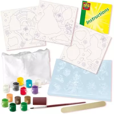 Kit peinture princesses 3x - SES CREATIVE - Loisirs créatifs