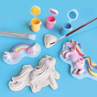 Kit créatif Licornes SES CREATIVE pour enfants 5+ ans - Jeu de peinture