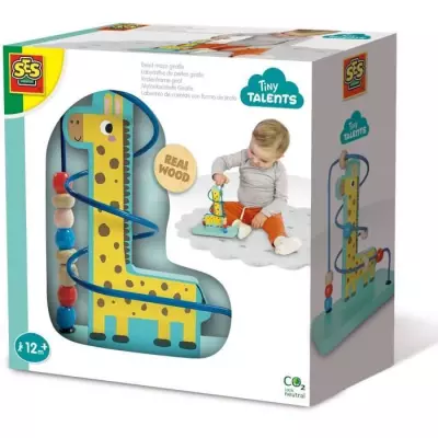 Labyrinthe de perles girafe - Jeu de bille éducatif