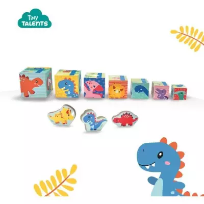 Tour de blocs dinosaures empilables - Jeu d'adresse SES CREATIVE