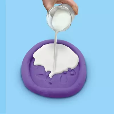 Kit créatif pour enfants - Moul. et peinture en relief botanique - SES CREATIVE