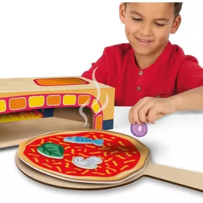 Kit de jeu four à pizza pour enfant - Dimensions compactes