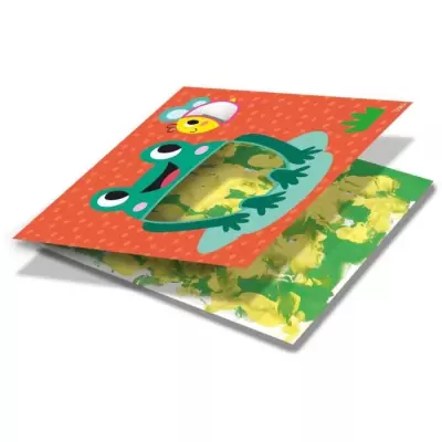 Cartes de peinture au doigt Eco - Exprime-toi en couleur!