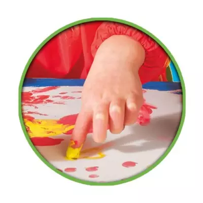 Peinture à doigts SES CREATIVE ECO - 4 couleurs - Dès 2 ans