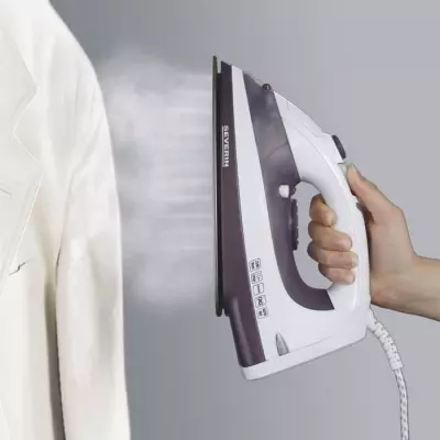 Fer à vapeur SEVERIN BA3210 - 2500W, Semelle anti-adhésive en céramique